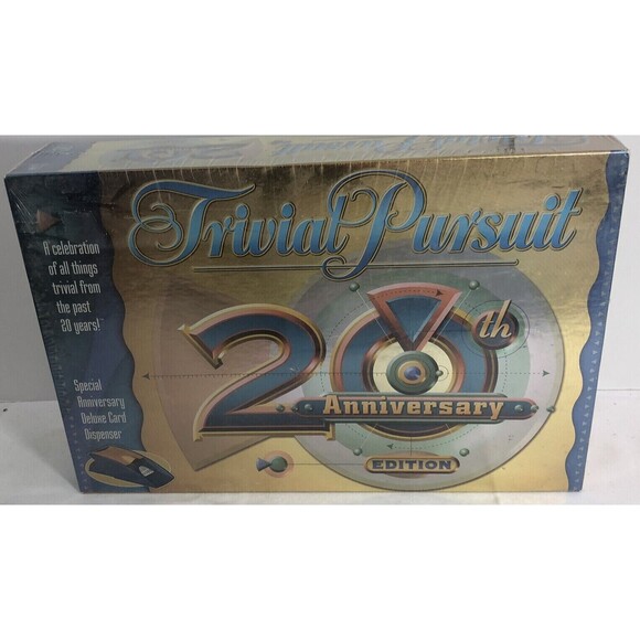 Hasbro Trivial Pursuit 20th Anniversary Edition Family Trivia Board Game Sealed - Picture 2 of 4